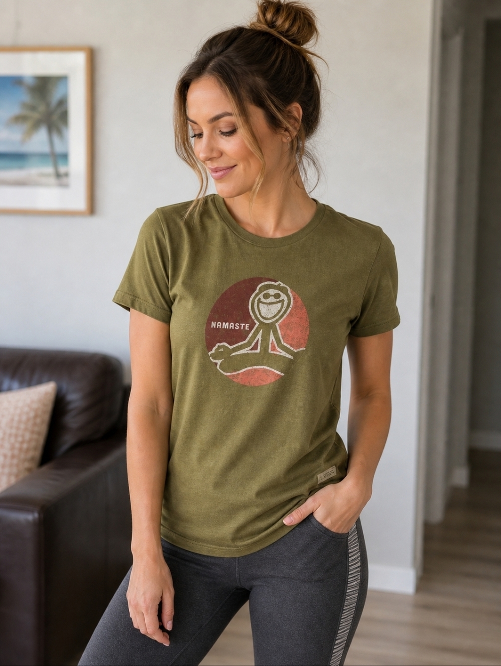 Life Is Good Namaste Tee